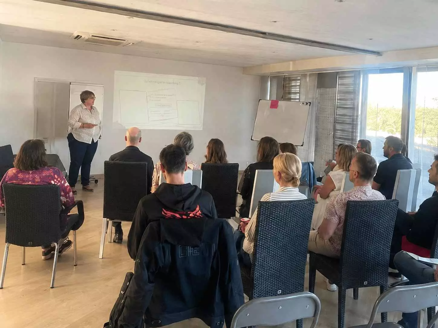 Conférence de présentation lors de la porte ouverte du Carré à Toulouges